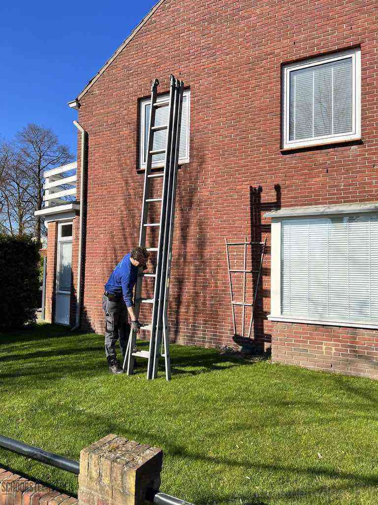 Urk schoorsteenveger huis ladder